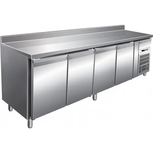 Tiefkühltisch GN4200BT 553 ltr 4 Volltüren 1 Schublade Aufkantung Online Kaufen
