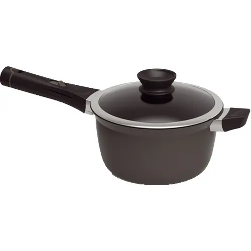 Stieltopf ATTRACTION Aluminium mit Deckel Ø 209 mm H 108 mm Kunststoffgriffe Knallerangebot