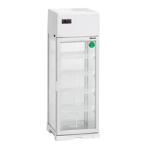 Neue Kollektion Mini Kühlvitrine Slim-Line 80 ltr., Umluftkühlung