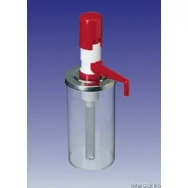 Nur Heute Druckknopfdosierspender gelb 1,65 ltr Bedienung per Druckknopf Ø 112 mm H 350 mm
