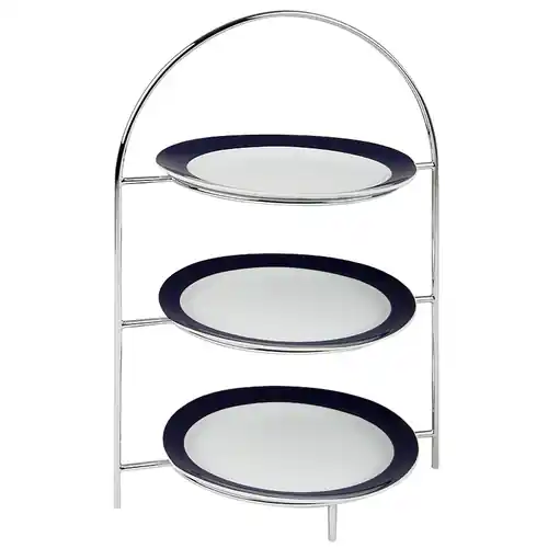 Serviergestell Metall 3 Ablageflächen 290 mm x 195 mm H 430 mm Top-Seller