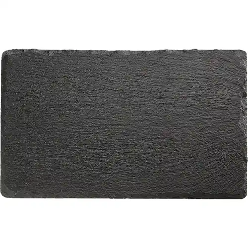 Schnäppchen Naturschieferplatte Naturschiefer schwarz L 240 mm B 150 mm H 5 mm