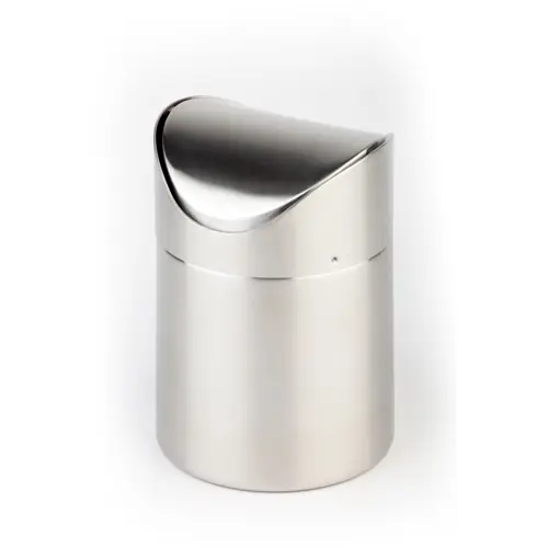 Tischrestebehälter SNAP 1,2 ltr Edelstahl Schwingdeckel Ø 120 mm H 170 mm Günstig