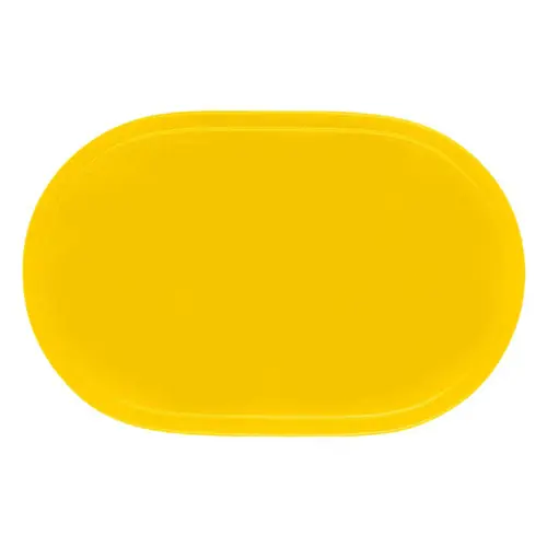 Sonderaktion Tischset Vinyl gelb oval 455 mm x 290 mm