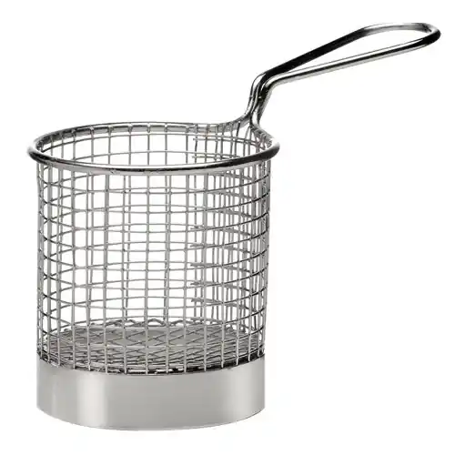 Sichere Zahlung Servier-Frittierkorb SNACKHOLDER Edelstahl Ø 80 mm H 75 mm