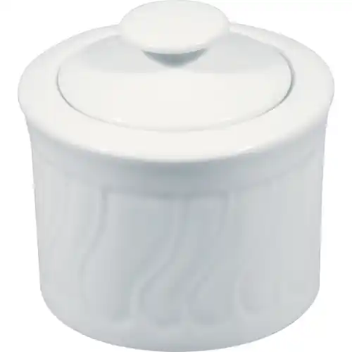 Zuckerdose ROSENGARTEN 250 ml Porzellan mit Deckel Ø 90 mm H 75 mm Garantierte Lieferung