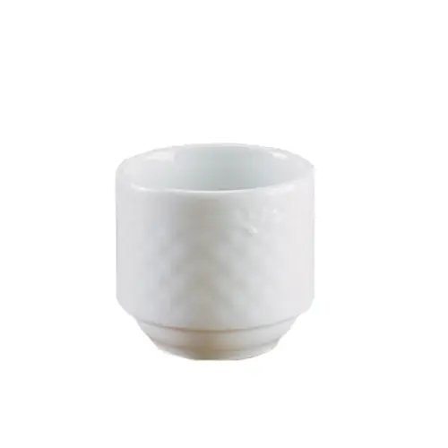Sofort Bestellen Eierbecher, "Aphrodite Uni Weiss", Maße Ø 45 mm, Höhe 43 mm, Gewicht 60 g
