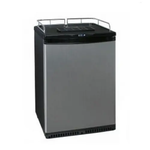 Rabatt Bierfass-Kühlschrank BK160 schwarz 163 ltr passend für Fassgröße 10 20 30 50 ltr Statische Kühlung