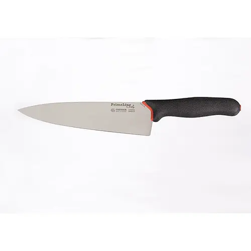 Kochmesser PRIME LINE CHEF breit glatter Schliff schwarz Klingenlänge 20 cm Geprüft