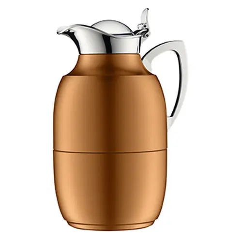 Highlight Isolierkanne Juwel, GV 1,0 L, ca. 8 Tassen, Aluminium lackiert, liquid copper