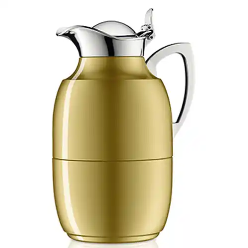 Expressversand Isolierkanne Juwel, GV 1,0 L, ca. 8 Tassen, Aluminium lackiert, liquid brass