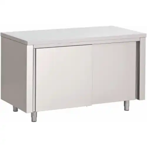 Neu Im Sortiment Arbeitsschrank MARLIN 1000 mm x 700 mm H 850 mm mit Schiebetüren