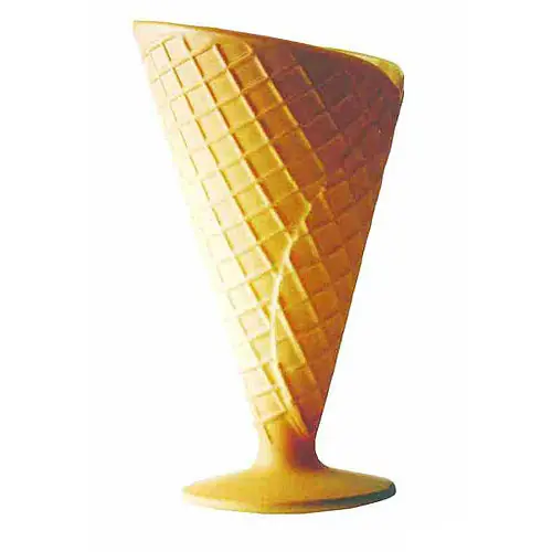 Rabatt Restposten Eisglas "Cornetto Biscotto", 27 cl, Ø 9,4 cm, H 16,5 cm, 367 gr.