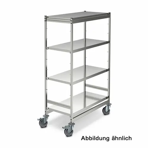Neu Regaltransportwagen RTW/Z 12-5/1652 inkl. 4 geschlossene Auflagen H 1652 mm