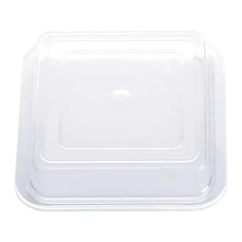 System-Deckel EURO Polycarbonat klar transparent passend für Porzellanschale 115x115mm L 125 mm B 125 mm Markenware