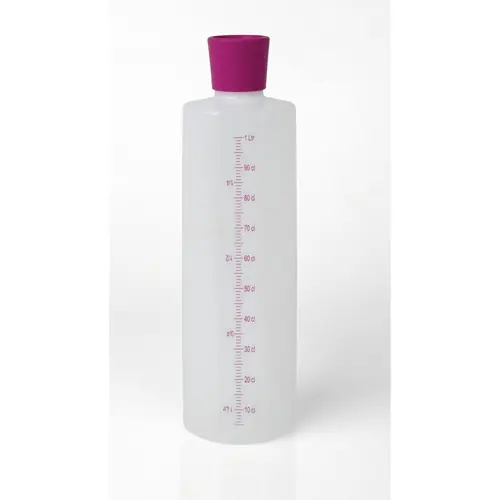 Angebot Dosierflasche mit Skala Skalierung bis 1000 ml PP transparent Ø 70 mm H 300 mm