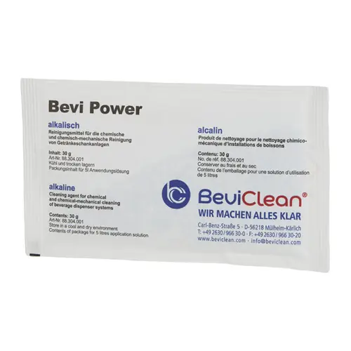 Bestpreis Reinigungsmittel Desinfektionsmittel Bevi Power Pulver alkalisch passend für Getränkeleitungen