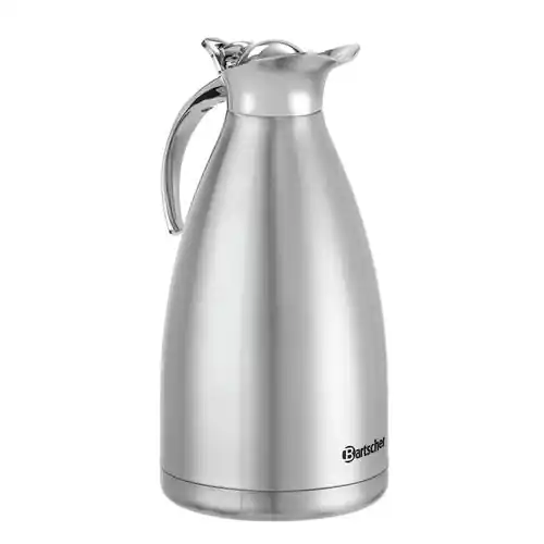 Isolierkanne 2L-VST 2 ltr Edelstahl Einhandbedienung H 295 mm Echt