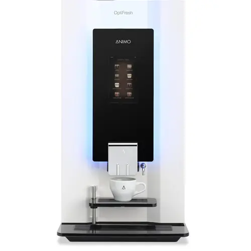 Heißgetränkeautomat OPTIFRESH 3 TOUCH schwarz weiß 3 Produktbehälter Rabatt