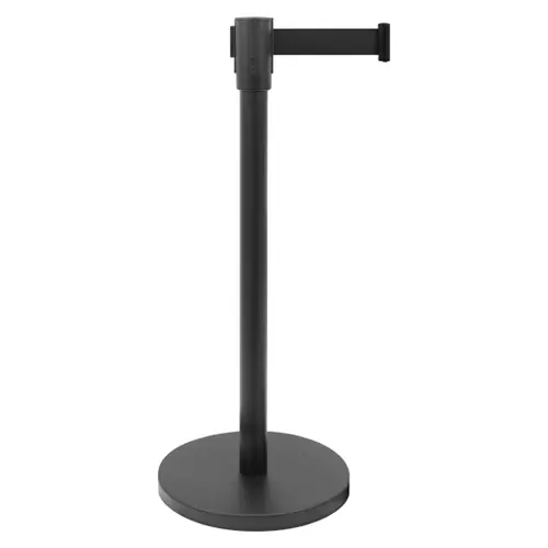 Absperrpfosten Tensator AF306PS schwarz Gurtfarbe schwarz Absperrlänge 3,0 m H 0,915 m Preisreduziert