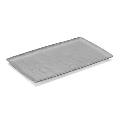 Solange Der Vorrat Reicht Buffetplatte GN 1/1 Q SQUARED granitgrau 530 mm x 325 mm H 25 mm