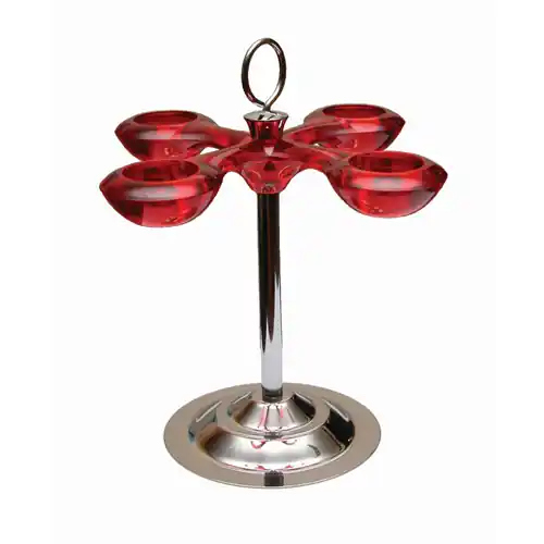 Eistütenhalter passend für 3 Mini-Eistüten rot Ø 160 mm H 200 mm Neue Kollektion