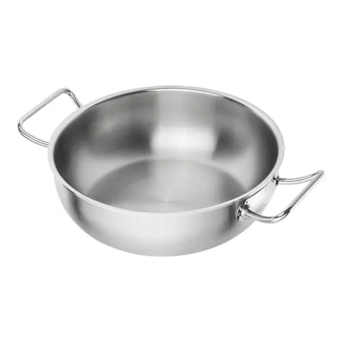 Wok Edelstahl 8,1 ltr Ø 300 mm Boden-Ø 210 mm induktionsgeeignet Preis Gesenkt
