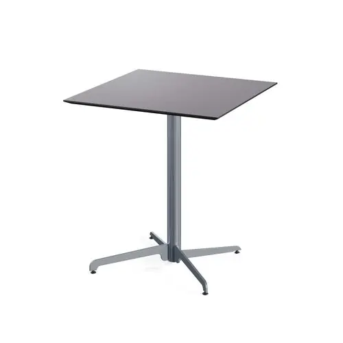 Terrassentisch X Cross low alu alu schwarz L 700 mm B 700 mm H 740 mm Kracherpreis