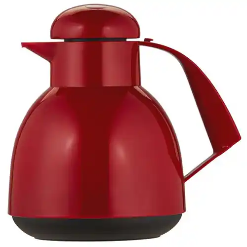 Neue Kollektion Isolierkanne 1,0 ltr rot Drucktastenverschluss Einhandbedienung