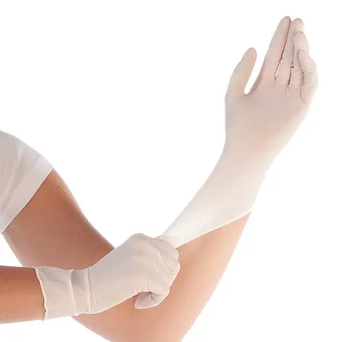 Sonderaktion Synthetik-Handschuhe ELASTIC POWDER XL weiß gepudert 240 mm