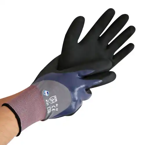 Arbeitshandschuhe ERGO FLEX DOUBLE DIPPED XL/10 grau 260 mm Sonderangebot