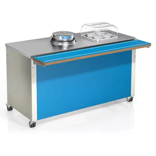 Super-Preis Suppenstation BASIC LINE S-4 Design mit Tellerspender blau