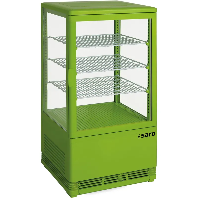 Super-Preis SARO Mini-Umluftkühlvitrine Modell SC 70 grün