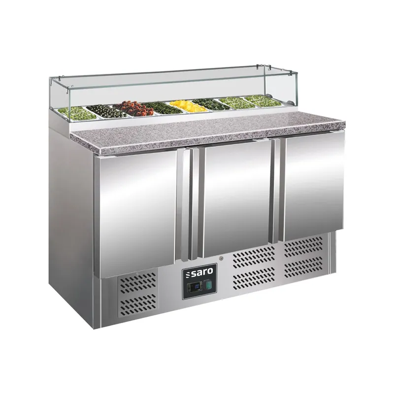 SARO Pizzatisch mit Glasaufsatz, Modell PS 300 G Ausverkauf