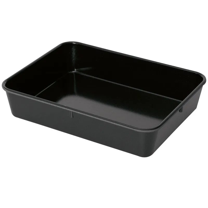 Geprüft Melamin-Becken 42 x 28 x 6 cm - schwarz