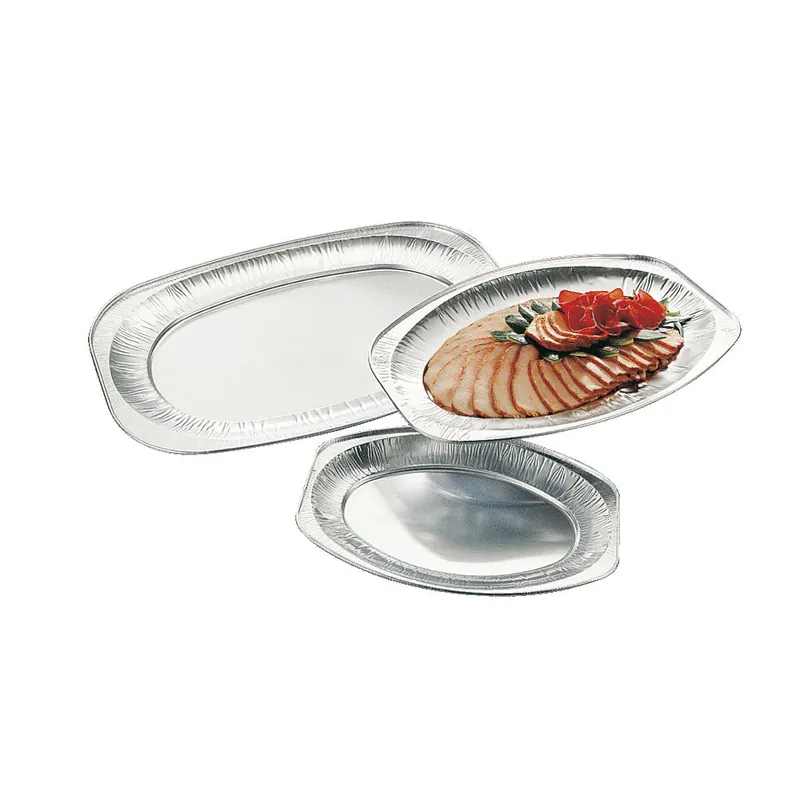 Alu-Partyplatte oval - 35 x 24 cm Geprüft