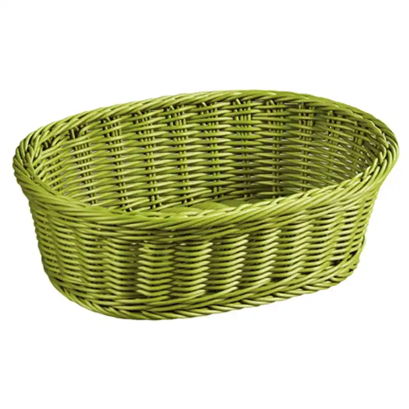 BASIC Korb oval 29,5 x 23 x 9,5 cm - Oliv Top-Angebot