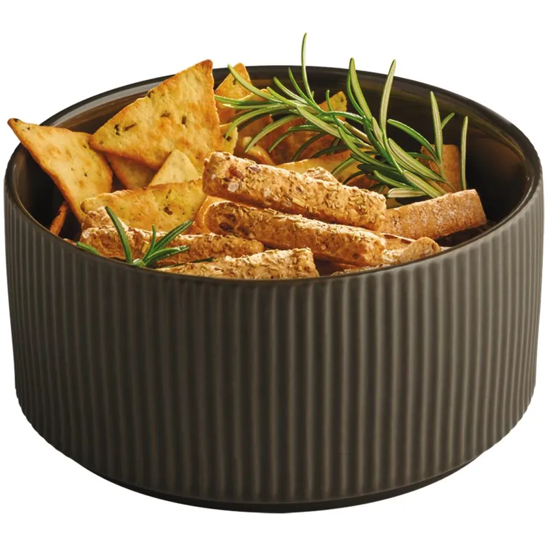 Begrenztes Angebot THE GRID Schale - 16 x 8 cm - 1,6 l - Porzellan, Mud