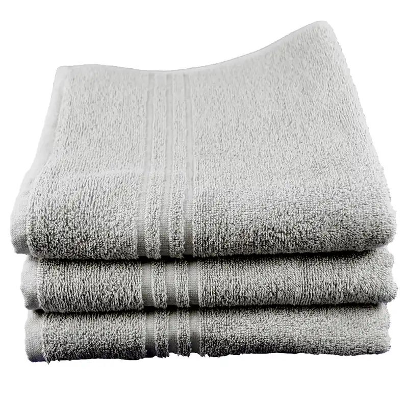 Begrenztes Angebot GRÖNLAND Duschtuch - 70 x 140 cm - Baumwolle - Stein