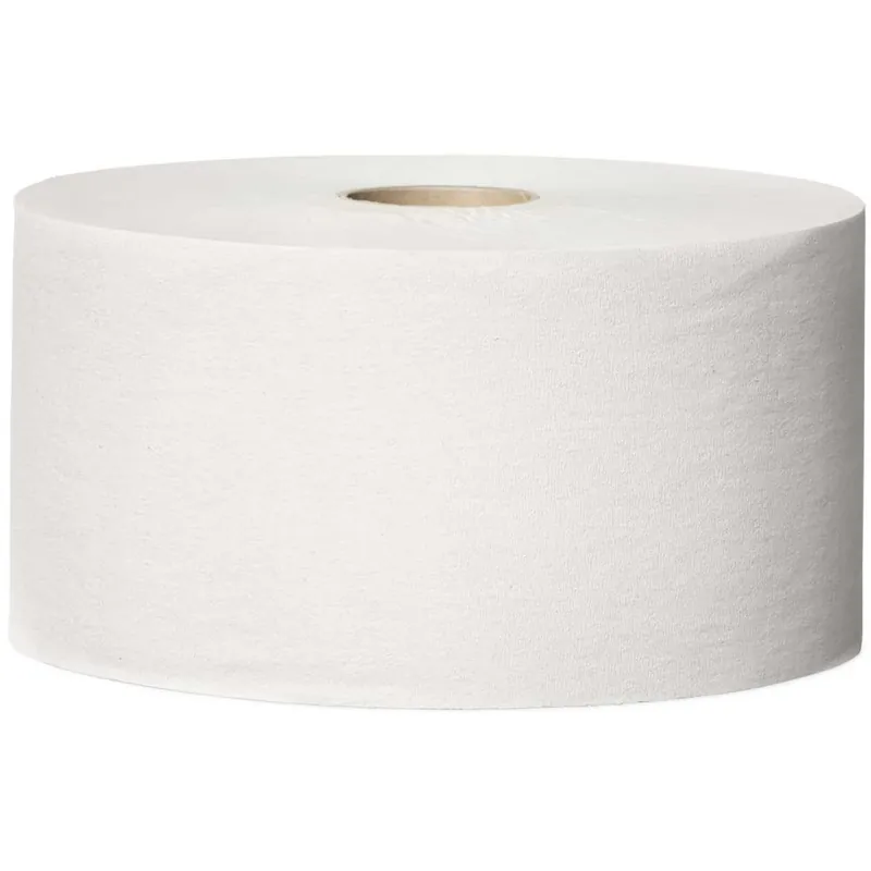 Tork Mini Jumbo Toilettenpapier - 2-lagig - Tissue - Weiß - 180 m (12 Rollen) Neu